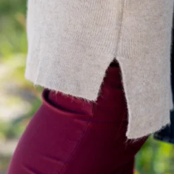 Heathered Mock Neck Short Sleeve Sweater -Women's Clothing Store untitled 2314 21d5efd3 d520 43ab b046 fe6a9be95597