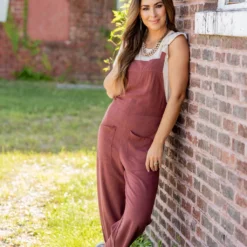 Front Pocket Tank Jumpsuit