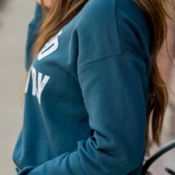 Raised In The Country Cursive Graphic Crewneck -Women's Clothing Store untitled 2352 941066