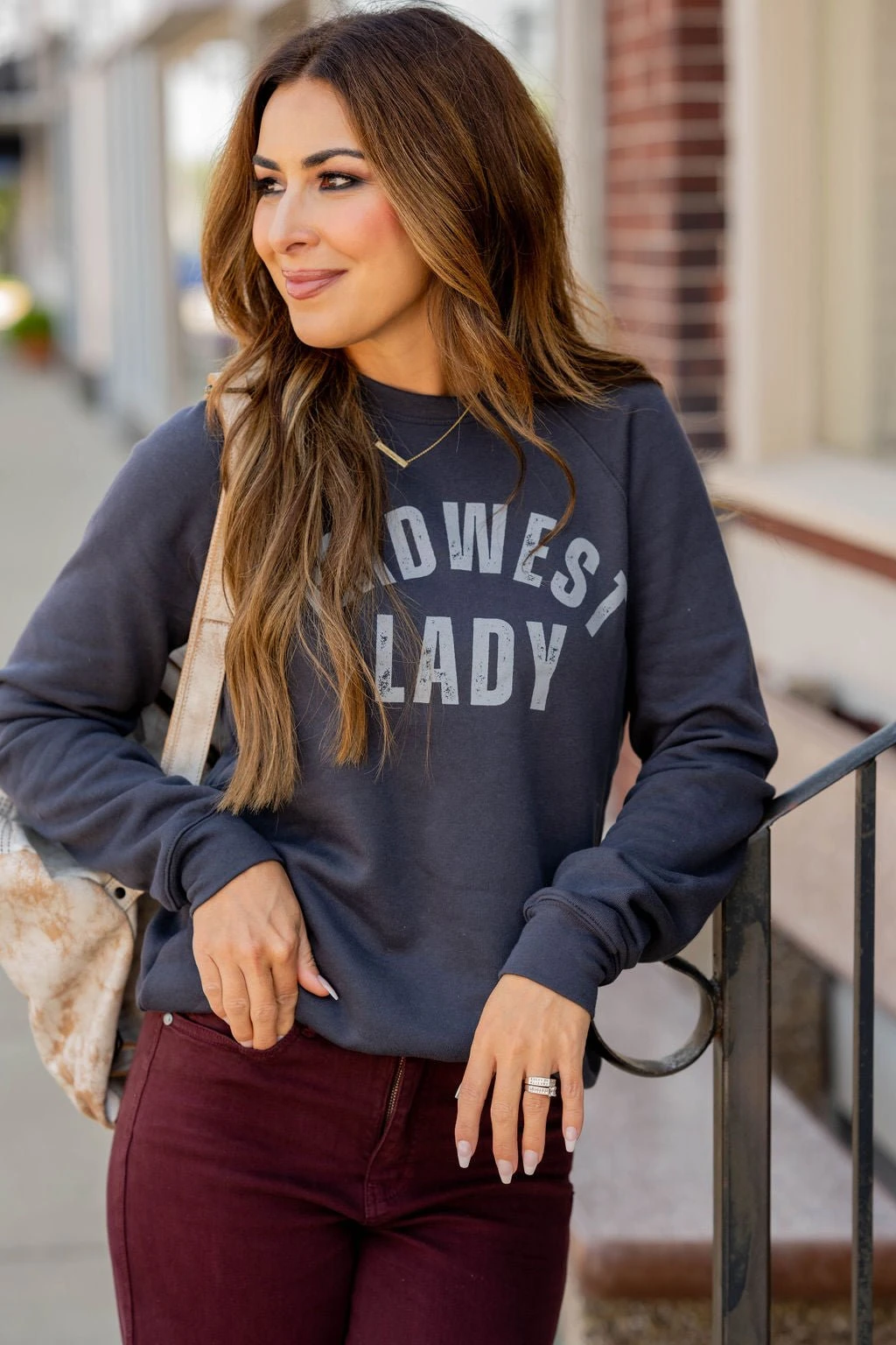 Midwest Lady Graphic Crewneck 2 Midwest Lady Graphic Crewneck - Image 2