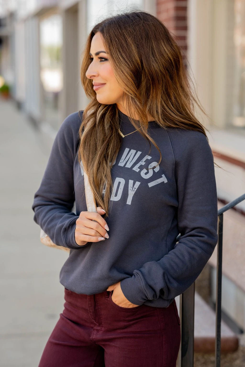 Midwest Lady Graphic Crewneck 3 Midwest Lady Graphic Crewneck - Image 3