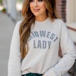 Midwest Lady Graphic Crewneck