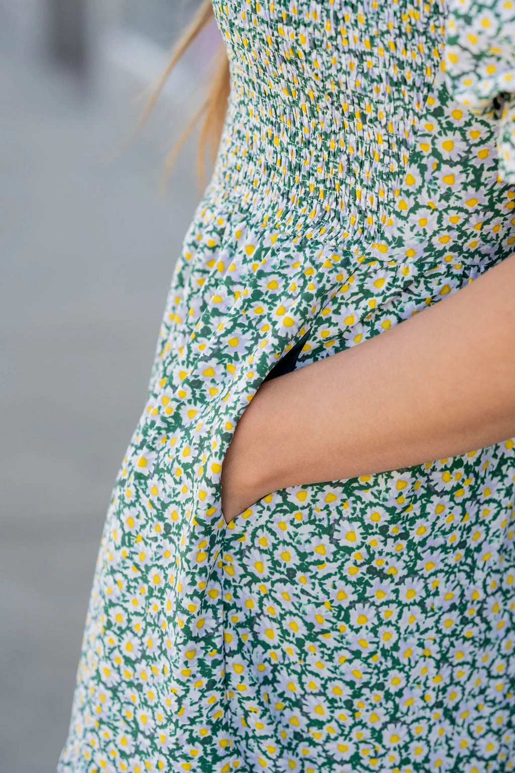 Daisies Ruched Top Midi Dress 10 Daisies Ruched Top Midi Dress - Image 10
