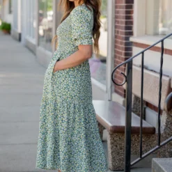 Daisies Ruched Top Midi Dress 24 Daisies Ruched Top Midi Dress -Women's Clothing Store untitled 2478