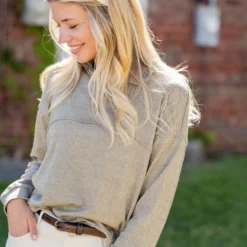 Corded Quarter Zip Pullover Sweatshirt -Women's Clothing Store untitled 2498 32932f41 7f61 4143 9f9a aef63f7e1430