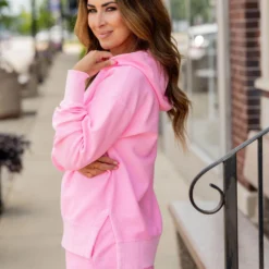 Ribbed Side Slit Hooded Sweatshirt 25 Ribbed Side Slit Hooded Sweatshirt -Women's Clothing Store untitled 2513 e32a1e1a 5838 41a1 9368 9f833bc38115