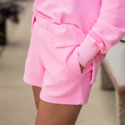 Ribbed Shorts 23 Ribbed Shorts -Women's Clothing Store untitled 2535