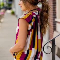 Color Blocked Flutter Trim Blouse 25 Color Blocked Flutter Trim Blouse -Women's Clothing Store untitled 2550 c26d13fb da85 487b 8cdd a3b5e7f8273f