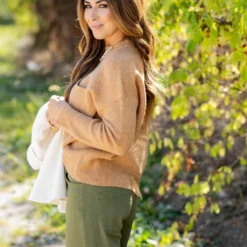 Pocket Accented Knit Sweater -Women's Clothing Store untitled 2564 839d05ed 4370 4635 b522 3a350b5d822e