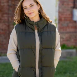 Relaxed Fit Puffer Vest -Women's Clothing Store untitled 2583 b6c13c84 5d6d 4744 afbd 7997aa119874