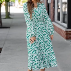 Azalea Ruffle Bottom Midi Dress -Women's Clothing Store untitled 2596 97895f42 d8b4 41ee 9a84 b274dd8ad17e