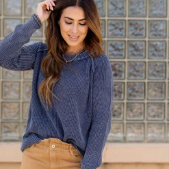 Edgy Knit Sweater -Women's Clothing Store untitled 2697 fa350f40 baf5 427f 8ffd 3194cf65ac39