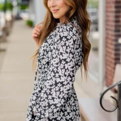 Azalea Ruffle Bottom Midi Dress -Women's Clothing Store untitled 2722