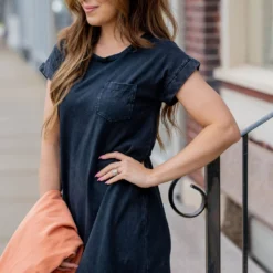 Vintage Pocket Accented Tee Dress 26 Vintage Pocket Accented Tee Dress -Women's Clothing Store untitled 2753 1b1cdc11 b1f0 402a 854e 6690bf727e16