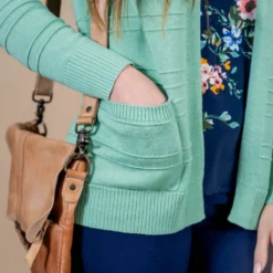 Raised Stripes Cardigan -Women's Clothing Store untitled 2811