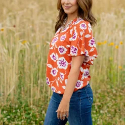 Floating Blooms Relaxed Sleeve Tee 30 Floating Blooms Relaxed Sleeve Tee -Women's Clothing Store untitled 2833