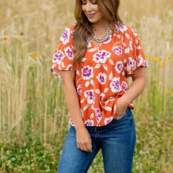 Floating Blooms Relaxed Sleeve Tee 32 Floating Blooms Relaxed Sleeve Tee -Women's Clothing Store untitled 2837