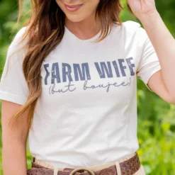 Farm Wife But Boujee Graphic Tee
