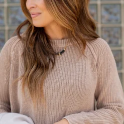 Edgy Knit Sweater -Women's Clothing Store untitled 2849