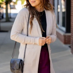 Lightly Waffled Tunic Cardigan 20 Lightly Waffled Tunic Cardigan -Women's Clothing Store untitled 2854 222988