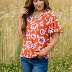 Floating Blooms Relaxed Sleeve Tee 36 Floating Blooms Relaxed Sleeve Tee -Women's Clothing Store untitled 2859