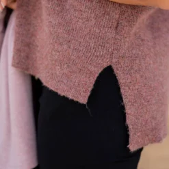 Heathered Mock Neck Short Sleeve Sweater -Women's Clothing Store untitled 2926 1fe4c21c d81d 4b53 a3f5 14e30dab0f09