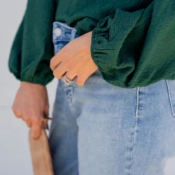 Textured Balloon Sleeve Blouse 19 Textured Balloon Sleeve Blouse -Women's Clothing Store untitled 2972 667292