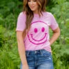 Smiley Face Graphic Tee