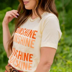 Cascading Sunshine Graphic Tee 9 Cascading Sunshine Graphic Tee -Women's Clothing Store untitled 3037