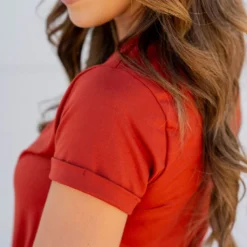 So Soft Cuffed Sleeve Tee -Women's Clothing Store untitled 3087 727979