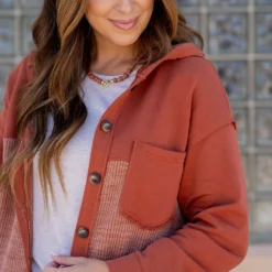 Ribbed Bottom Hooded Shacket -Women's Clothing Store untitled 3096 5ce095e8 9ea6 4eba b5b0 5ffe3bf12b78