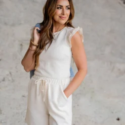 Subtle Argyle Dual Flutter Tank 17 Subtle Argyle Dual Flutter Tank -Women's Clothing Store untitled 3111