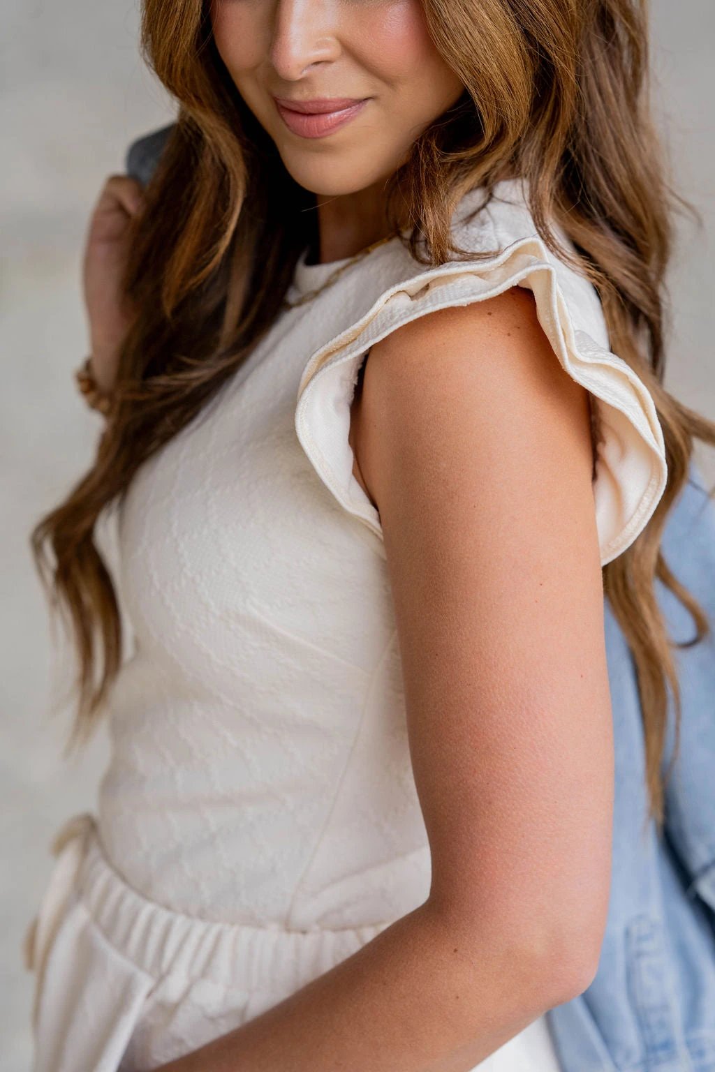 Subtle Argyle Dual Flutter Tank 9 Subtle Argyle Dual Flutter Tank - Image 9