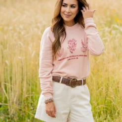 Wildflowers Graphic Crewneck 15 Wildflowers Graphic Crewneck -Women's Clothing Store untitled 3142