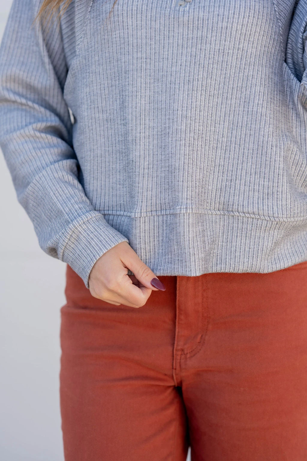 Mixed Textured Stripes Pullover 18 Mixed Textured Stripes Pullover - Image 18