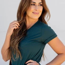 So Soft Cuffed Sleeve Tee -Women's Clothing Store untitled 3218 196148