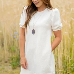 Subtle Argyle Puff Sleeve Dress 31 Subtle Argyle Puff Sleeve Dress -Women's Clothing Store untitled 3244