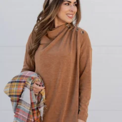 Side Button Wrap Sweater -Women's Clothing Store untitled 3244 8c3975ae 0cf7 4932 94c0 9d7ff0583319