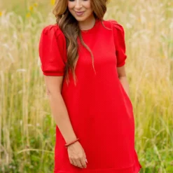 Subtle Argyle Puff Sleeve Dress 35 Subtle Argyle Puff Sleeve Dress -Women's Clothing Store untitled 3259