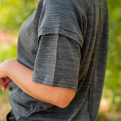 Marled Raw Stitched Tee -Women's Clothing Store untitled 3340 7aabfba0 cda4 435d a638 4c5d35dc87e7