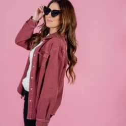 Faded Denim Jacket -Women's Clothing Store untitled 3345