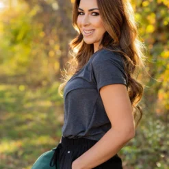 So Soft Cuffed Sleeve Tee -Women's Clothing Store untitled 3426 665952