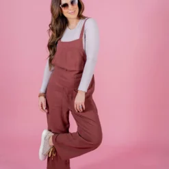 Front Pocket Tank Jumpsuit -Women's Clothing Store untitled 3455