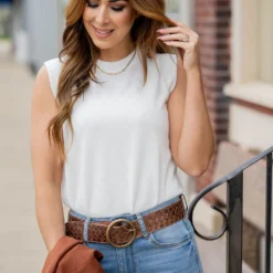 Heavily Ribbed Thick Trim Tank -Women's Clothing Store untitled 3455 6775fe4c 77f5 401c b922 aeb885628c66