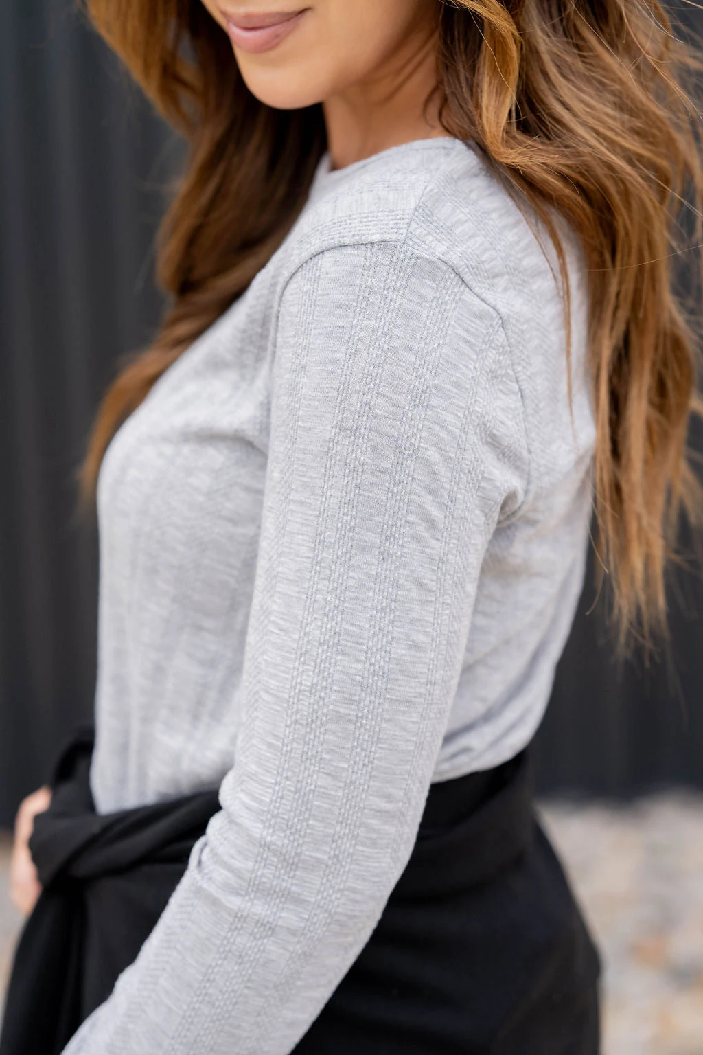 Vertical Textured Stripes Tee 18 Vertical Textured Stripes Tee - Image 18