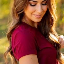 So Soft Cuffed Sleeve Tee -Women's Clothing Store untitled 3556 203656