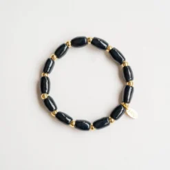 Bel Koz Elongated Clay Bead Bracelet -Women's Clothing Store untitled 3571