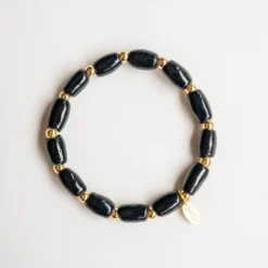 Bel Koz Elongated Clay Bead Bracelet -Women's Clothing Store untitled 3578