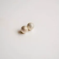 Textured Ball Stud Earrings