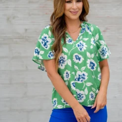 Floating Blooms Relaxed Sleeve Tee 37 Floating Blooms Relaxed Sleeve Tee -Women's Clothing Store untitled 3733